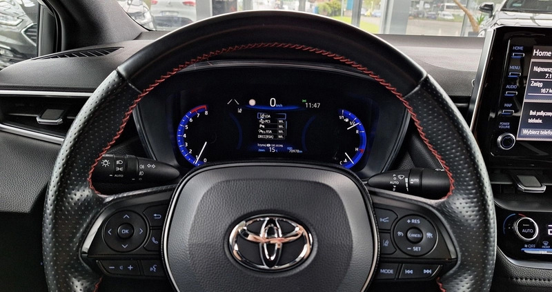 Toyota Corolla cena 94900 przebieg: 70978, rok produkcji 2020 z Międzyrzecz małe 781